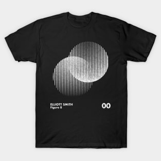 Elliott Smith / Figure 8 / Minimalist Design Artwork T-Shirt